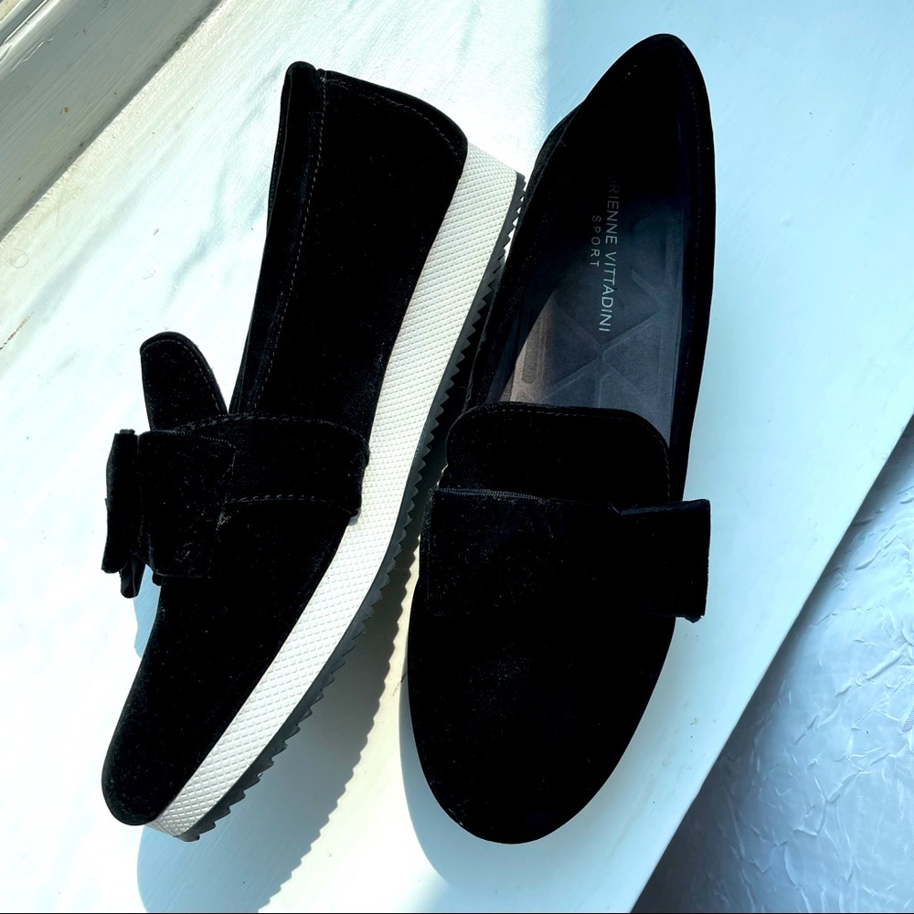 Adrienne Vittadini Garvey Slip on Flats with Bow